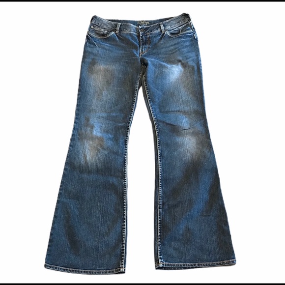 Silver Suki denim jeans wide leg size 33/34